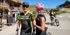 TRANSALPS GENEVE – NIZZA 2026 6 Transalps Minna ja Tapsa tauolla Ilo Urheilumatkat