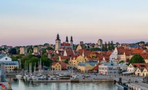 Gotland satama alue Ilo Urheilumatkat
